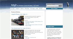 Desktop Screenshot of h2g2.com